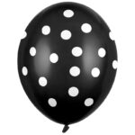 Balon z helem: Kropki białe, black, 30 cm – Balony z helem (Trójmiasto) – Szalony.pl Balon z helem: Kropki białe, black, 30 cm – Balony z helem (Trójmiasto) – Szalony.pl