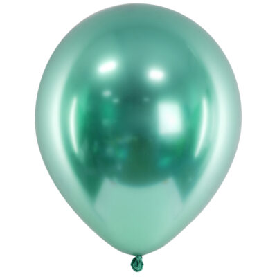 Balon z helem: Glossy, butelkowa zieleń, 30 cm – Balony z helem (Trójmiasto) – Szalony.pl