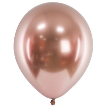 Balon z helem: Glossy, różowe złoto, 30 cm – Balony z helem (Trójmiasto) – Szalony.pl