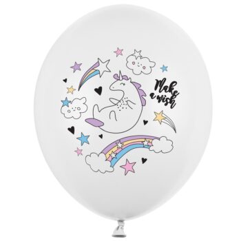 Balon z helem: Jednorożec, 30 cm – Balony z helem (Trójmiasto) – Szalony.pl