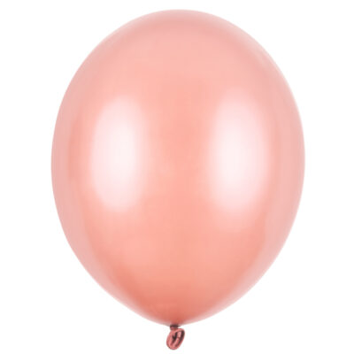 Balon z helem: Różowo-złoty, 30 cm – Balony z helem (Trójmiasto) – Szalony.pl