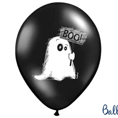 Balon bez helu: Happy Halloween, Boo!, 30 cm Balony bez helu Szalony.pl - Sklep imprezowy