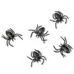 Pająki plastikowe, 3x3cm, 10 szt.