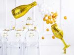 Balon bez helu: Złoty kieliszek "Cheers". Szalony.pl - Sklep imprezowy.