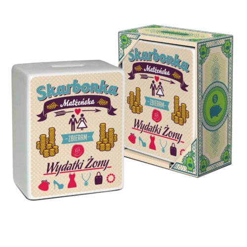 Skarbonka kostka "Skarbonka małżeńska"