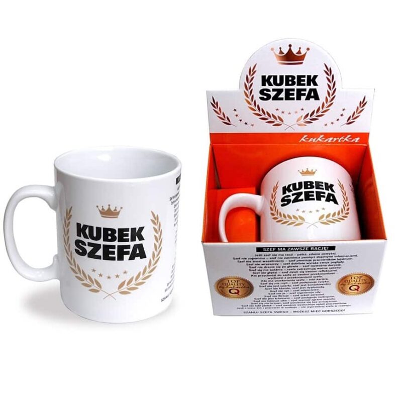 Kubek GIGANT - Kubek Szefa, 700 ml