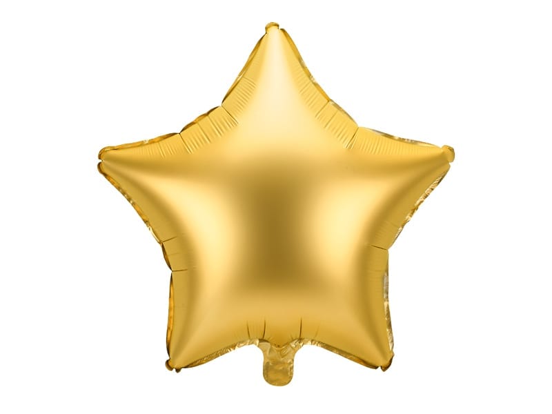 Balon z helem: Gwiazdka, złoty chrom, 19″ Balony z helem Sprawdź naszą ofertę. Sklep imprezowy Szalony.pl. 2