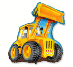 Balon bez helu: Koparka 24″ – Dekoracje imprezowe – Szalony.pl