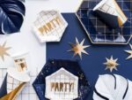 Talerzyki papierowe - PARTY!, 12,5 cm, 6 szt.