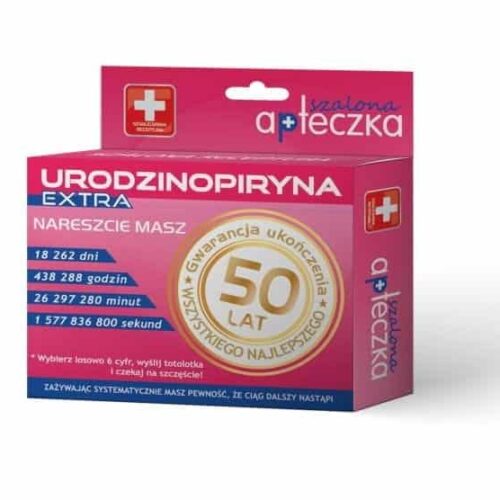 Szalona apteczka - Urodzinopiryna, 18 lat, nieb.
