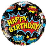 Balon foliowy – Happy birthday, WOW!, 18″ – Dekoracje imprezowe – Szalony.pl