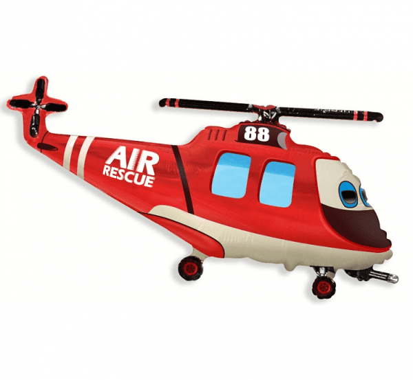 Balon z helem: Helikopter, 24″ Balony dla Dziecka Sprawdź naszą ofertę. Sklep imprezowy Szalony.pl. 4