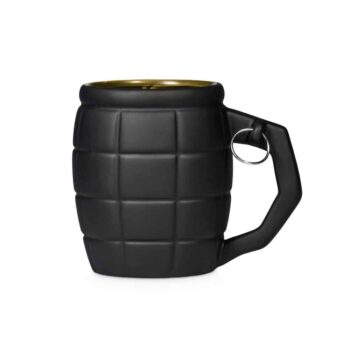 Kubek Granat – średni – 450 ml – CZARNY – Śmieszne kubki – Szalony.pl
