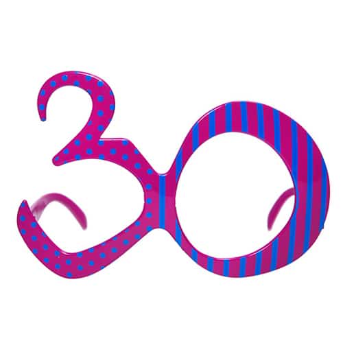 Okulary – 30 urodziny Okulary imprezowe Szalony.pl - Sklep imprezowy