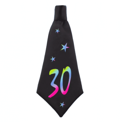 Krawat urodzinowy – 30 lat, 42×18 cm Prezent na 30 urodziny Szalony.pl - Sklep imprezowy