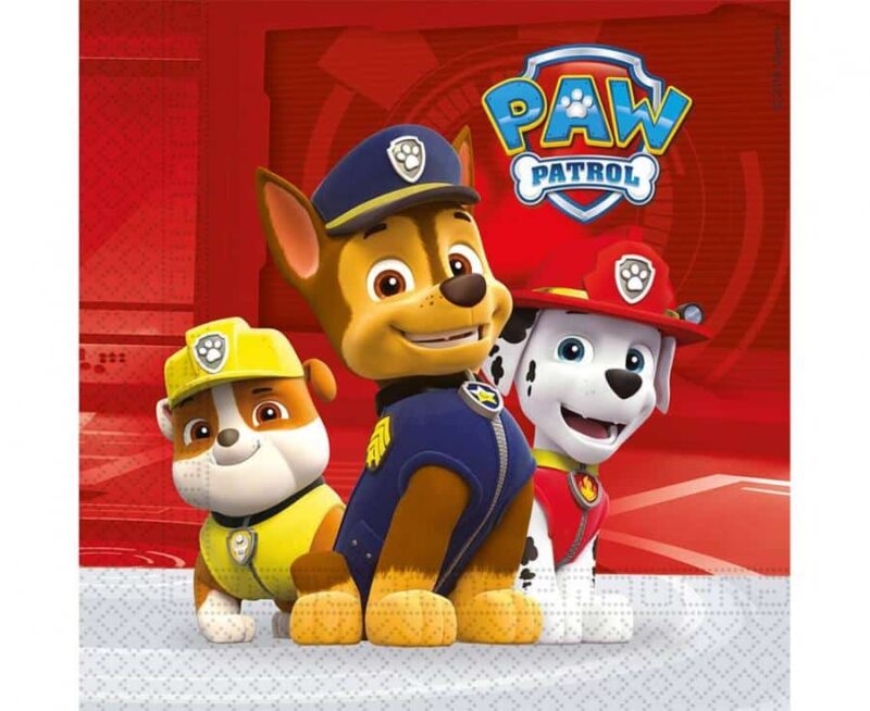 Serwetki - PAW PATROL, 33 cm, 20 szt.