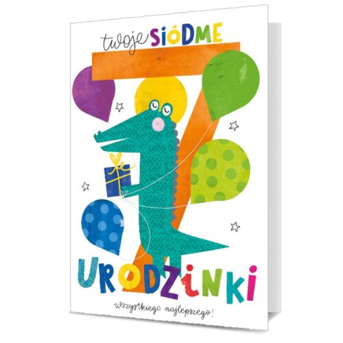 Kartka urodzinowa - Twoje 7 Siódme Urodzinki