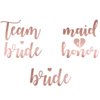 Tatuaże – Bride to be, różowo-złote – Prezent na Wieczór panieński – Szalony.pl