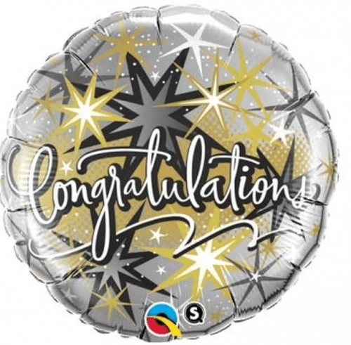 Balon bez helu: Congratulations, 18"