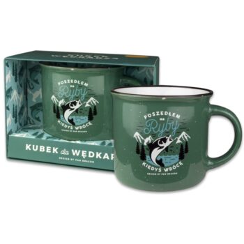 Kubek Hobby – Wędkarz, 350 ml – Prezenty – Szalony.pl