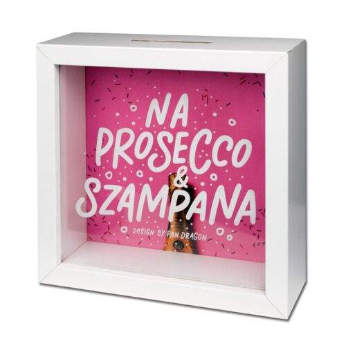 Skarbonka z szybką - Na prosecco i szampana