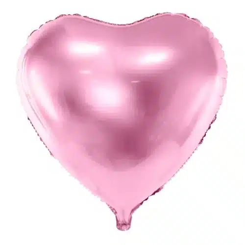 Balon z helem: Serce XXL, jasno-różowy, 61 cm Balony dla Zakochanych Sprawdź naszą ofertę. Sklep imprezowy Szalony.pl. 5