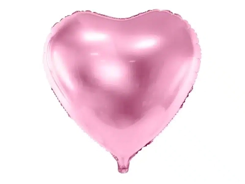 Balon z helem: Serce XXL, jasno-różowy, 61 cm Balony na dzień Babci i Dziadka Szalony.pl - Sklep imprezowy