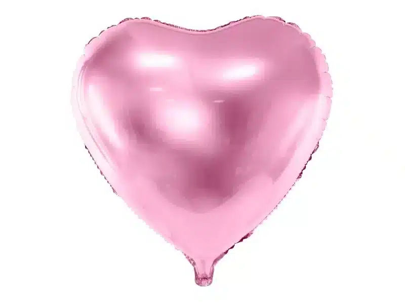 Balon z helem: Serce XXL, jasno-różowy, 61 cm Balony dla Zakochanych Sprawdź naszą ofertę. Sklep imprezowy Szalony.pl. 2