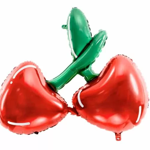 Balon z helem: Wiśnie, 34.5×29″ Balony dla Dziecka Sprawdź naszą ofertę. Sklep imprezowy Szalony.pl.