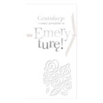 Kartka okolcznościowa - Gratuluję Emerytury