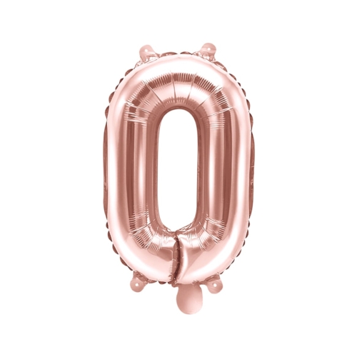 Balon na powietrze: Cyfra 0, 35cm, różowo-złota Balony bez helu Sprawdź naszą ofertę. Sklep imprezowy Szalony.pl.