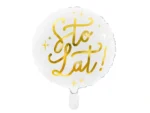 Balon bez helu: Sto Lat, 18". Szalony.pl - Sklep imprezowy.
