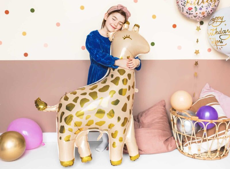 Balon z helem: Żyrafa, 31.5×40″ Balony dla Dziecka Szalony.pl - Sklep imprezowy 3