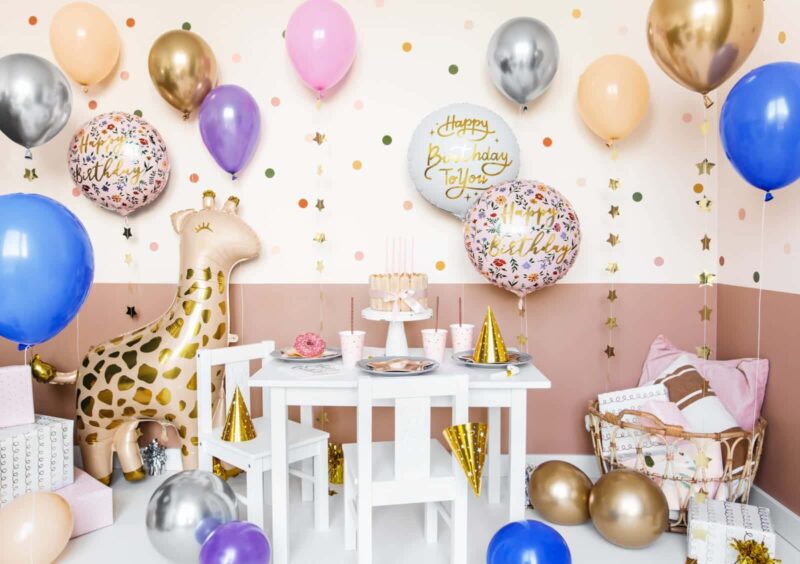 Balon z helem: Żyrafa, 31.5×40″ Balony dla Dziecka Szalony.pl - Sklep imprezowy 4