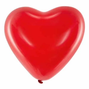 Balon z helem: Serduszko czerwone, 35 cm Szalony.pl