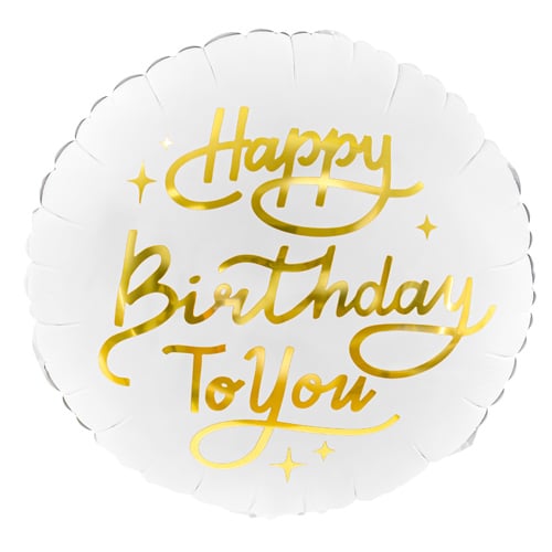 Balon z helem: Happy Birthday To You, 18″ Balony na Urodziny Szalony.pl - Sklep imprezowy