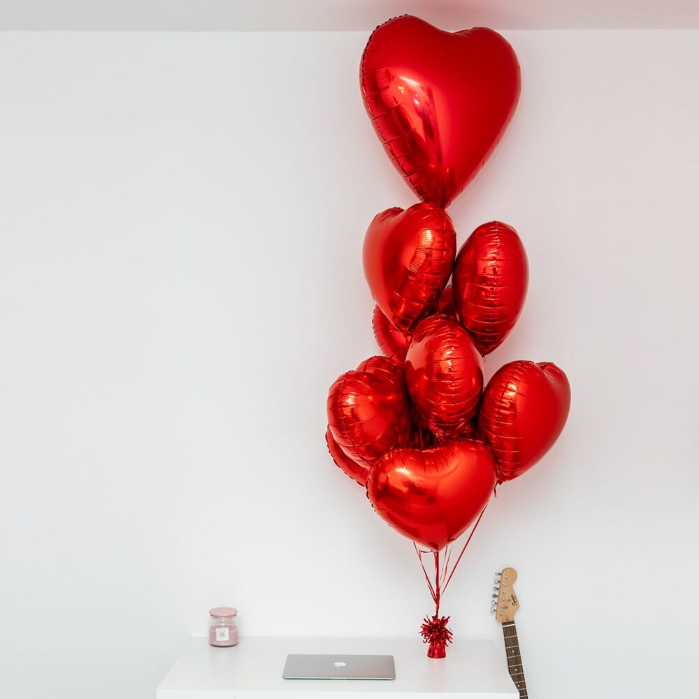 Bukiet balonowy: Awesome Love, napełniony helem
