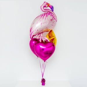 Bukiet balonowy: Little Flamingo, napełniony helem Szalony.pl