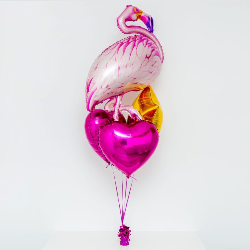 Bukiet balonowy: Little Flamingo, napełniony helem Szalony.pl 5