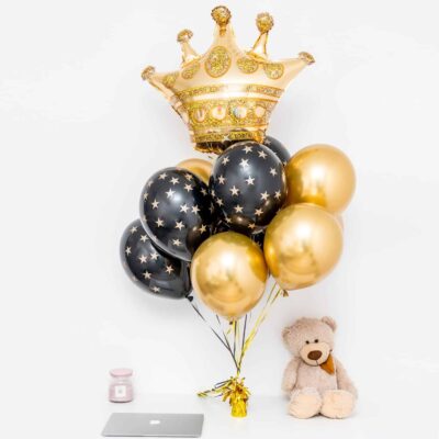 Bukiet balonowy: Royal Family, napełniony helem Balony na dzień Babci i Dziadka Szalony.pl - Sklep imprezowy