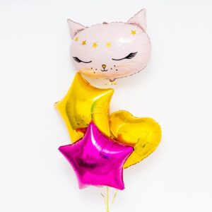 Bukiet balonowy: Mini Kitty, napełniony helem Szalony.pl