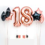 Bukiet balonowy: Night Star (dowolne cyfry) – Balony z helem (Trójmiasto) – Szalony.pl