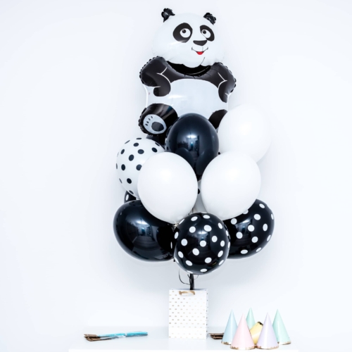 Bukiet balonowy: Cute Panda, napełniony helem Balony dla Dziecka Sprawdź naszą ofertę. Sklep imprezowy Szalony.pl.