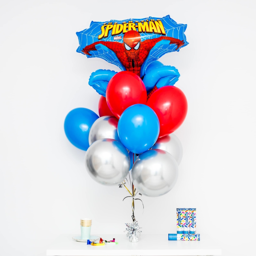 Bukiet balonowy: BIG SPIDERMAN, napełniony helem Balony dla Dziecka Sprawdź naszą ofertę. Sklep imprezowy Szalony.pl. 2