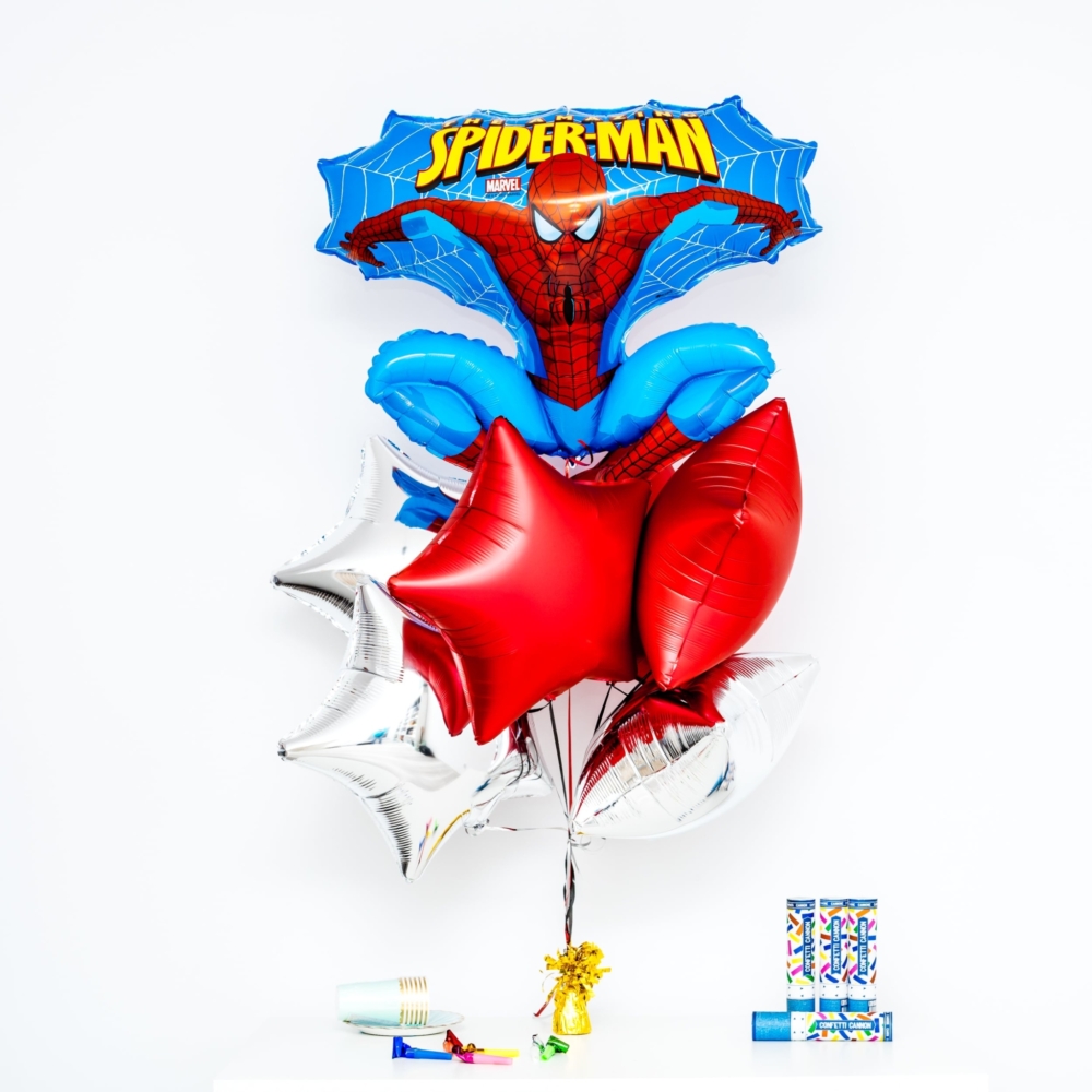 Bukiet balonowy: ONE SPIDERMAN, napełniony helem Balony dla Dziecka Sprawdź naszą ofertę. Sklep imprezowy Szalony.pl. 2