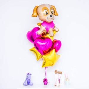 Bukiet balonowy: CUTE DOG, napełniony helem Szalony.pl