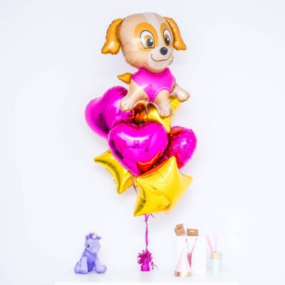 Bukiet balonowy: CUTE DOG, napełniony helem Balony dla Dziecka Szalony.pl - Sklep imprezowy