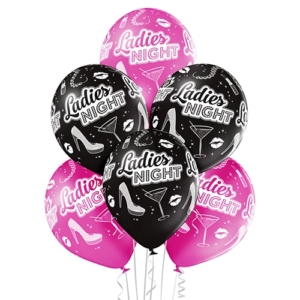Balon z helem: Ladies Night, mix, 30 cm Szalony.pl