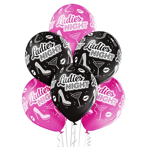 Balon z helem: Ladies Night, mix, 30 cm Balony na Wieczór Panieński Sprawdź naszą ofertę. Sklep imprezowy Szalony.pl. 2