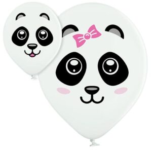 Balon z helem: Panda, mix, 30 cm Szalony.pl